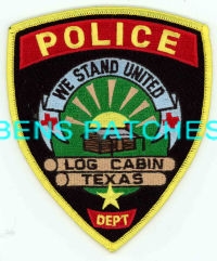 TEXAS,LOG CABIN POLICE 1